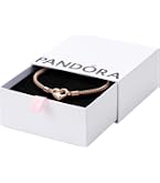 Amazon.com: PANDORA-Sparkling Infinity Heart Clasp Snake Chain
